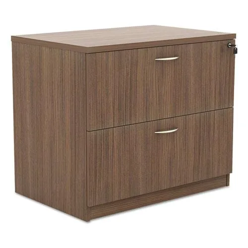 Alera Alera VA513622WA Valencia Two-Drawer Lateral File 34w 22d 29h Walnut office furniture — product photo