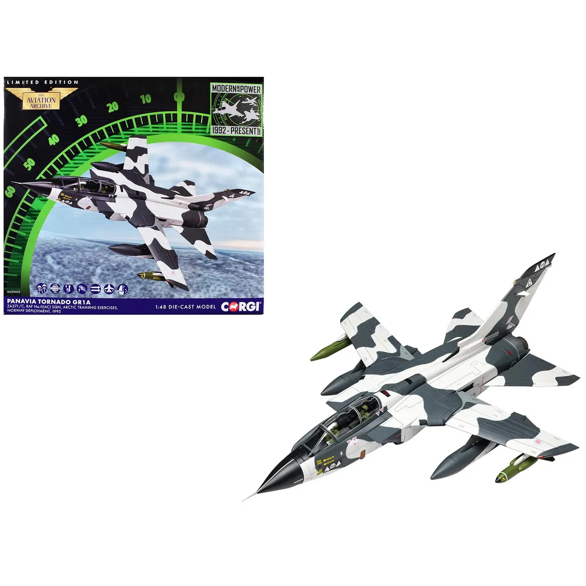 Corgi Corgi Panavia Tornado GR1A ZA371/C Norway 1995 1/48 Diecast — product photo