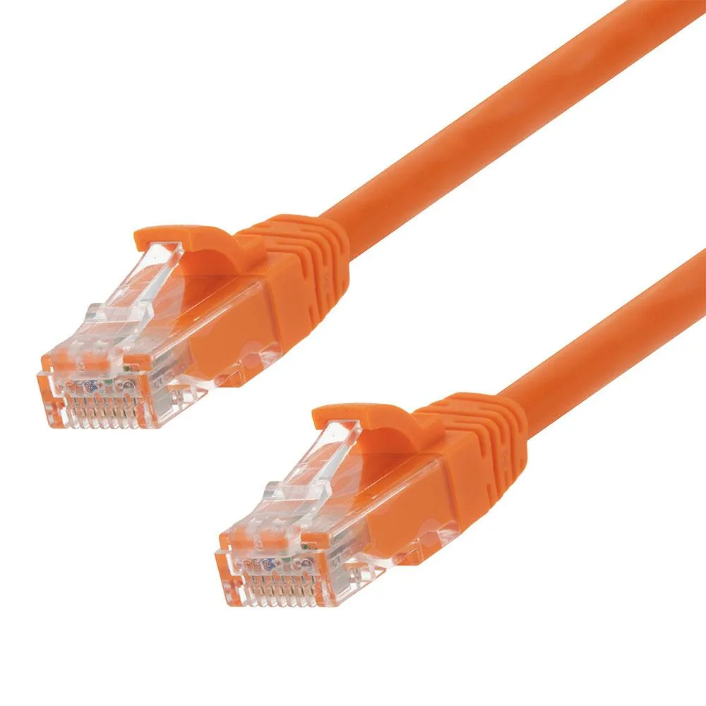 NavePoint NavePoint CAT6A UTP 24AWG .5 Ft 10 pack Orange network ethernet cable — product photo