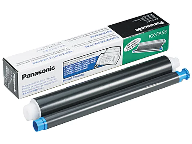 White plastic film cartridge labelled Panasonic KX-FA53