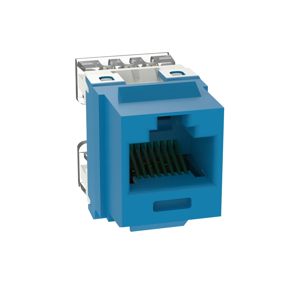 Panduit Panduit NKP5E88M Cat5e keystone punchdown jack adapter, Blue — product photo