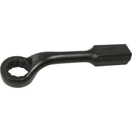 Gray Tools 66868 striking face box wrench, 45 degree offset head, black oxide finish