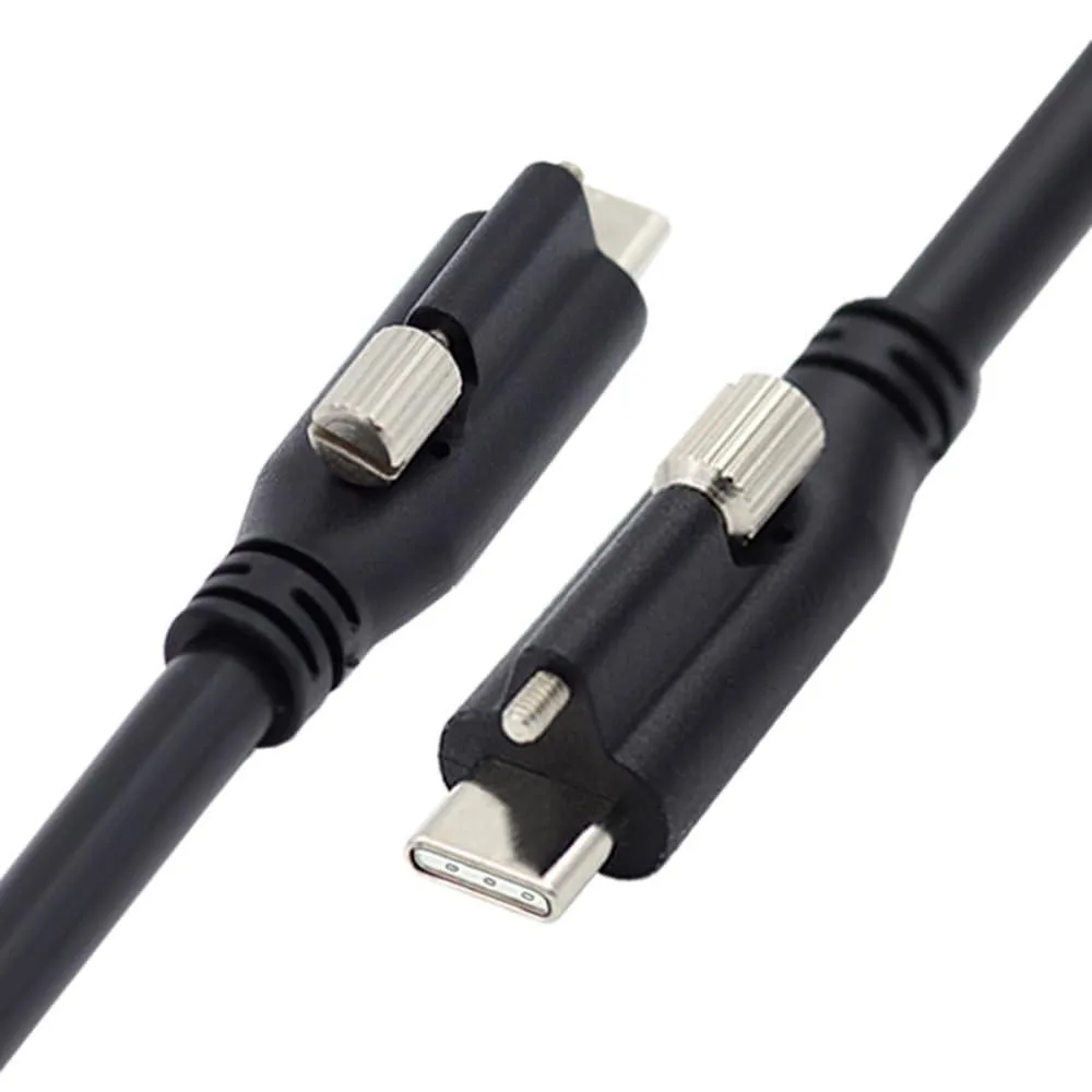 Vszerda Vszerda USB 3.1 Type-C to Type-C Locking Cable 2.0m 10Gbps 65W — product photo