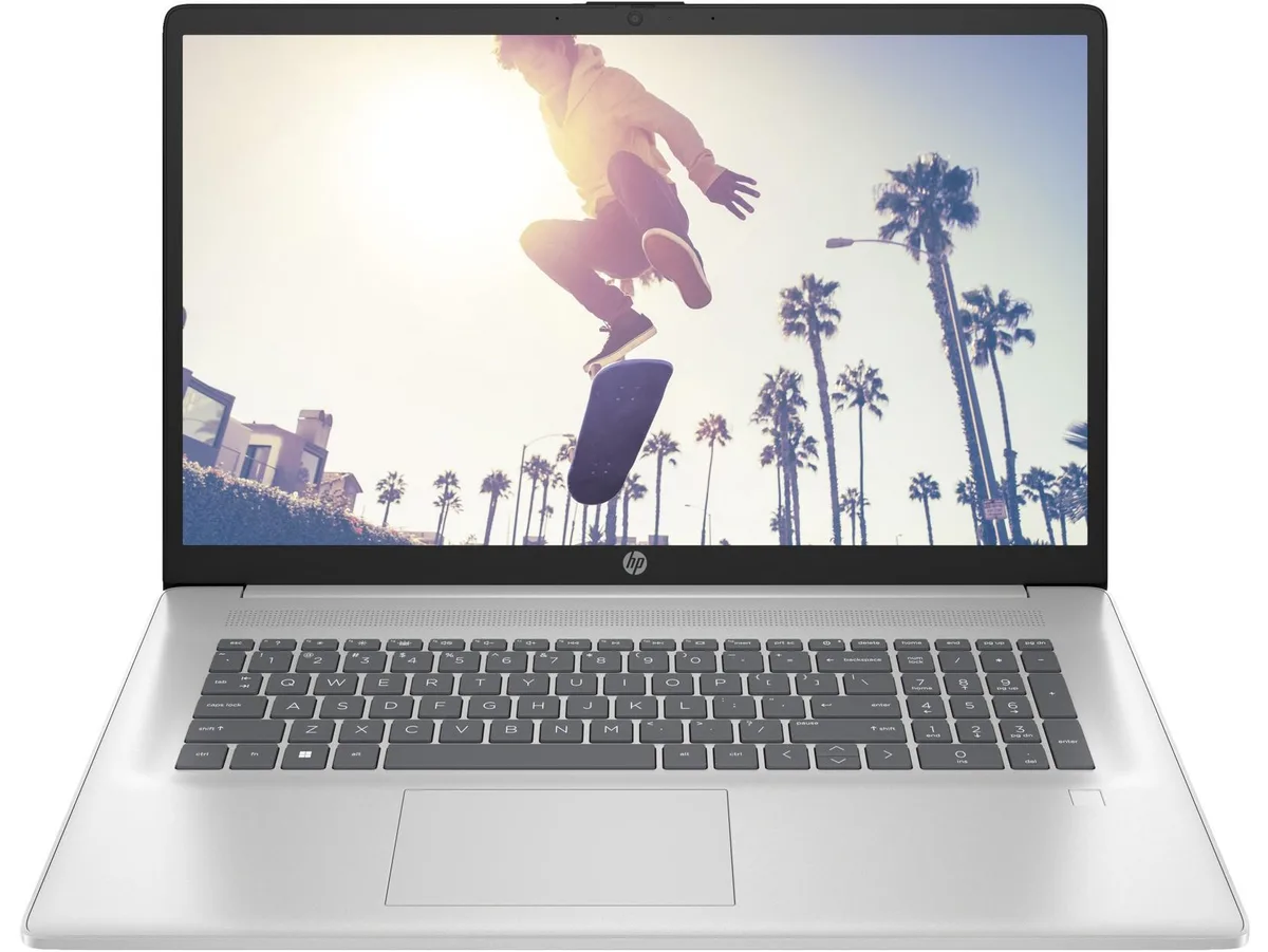 HP HP 17 laptop Core Ultra 5 120U 32GB DDR4 512GB NVMe 17.3" FHD 60Hz Silver — product photo