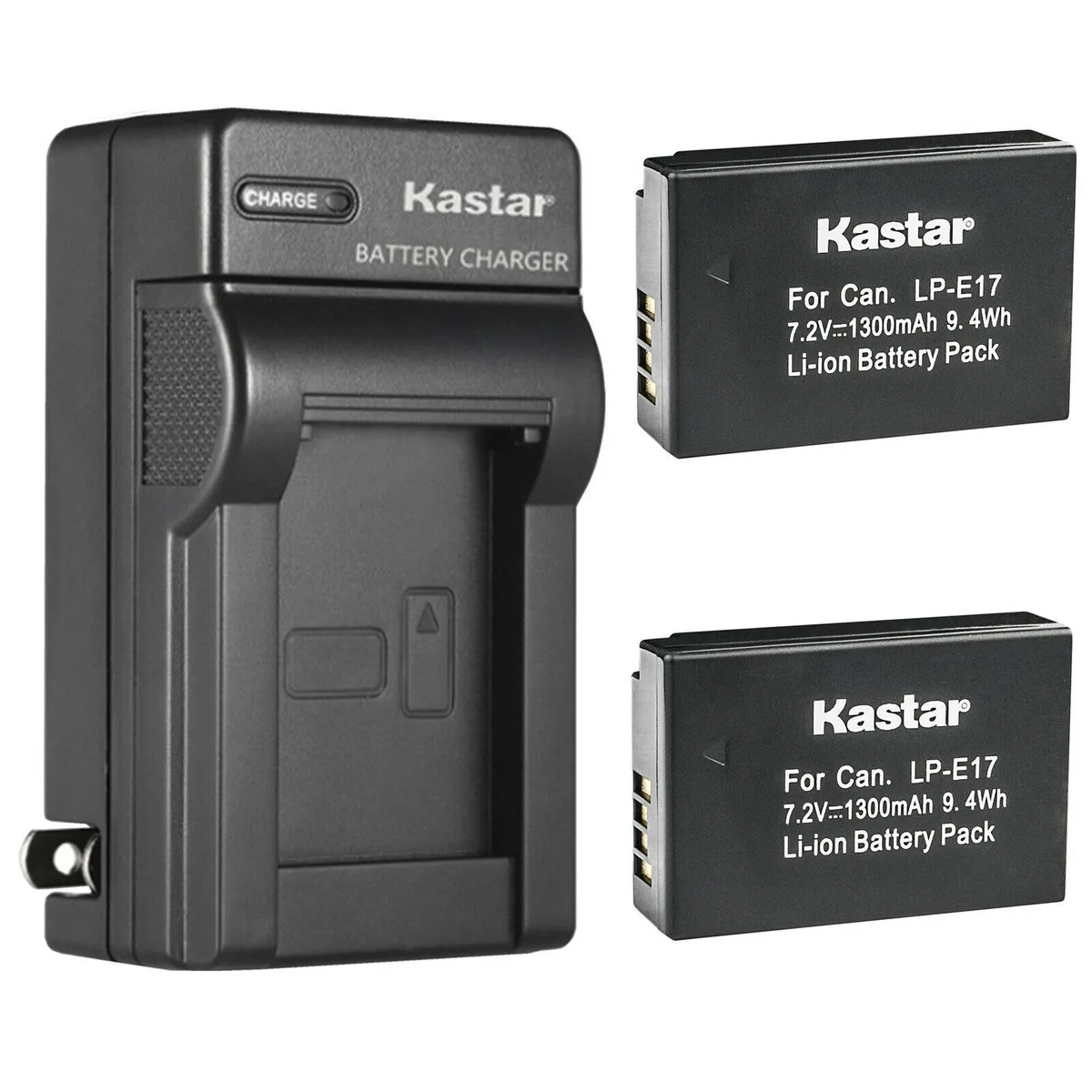 Kastar Kastar LP-E17 2-Pack Battery & AC Wall Charger — product photo