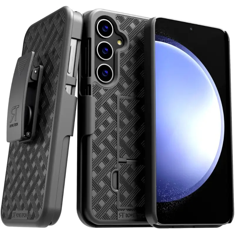 Rome Tech Rome Tech Samsung Galaxy S24 2024 Belt Clip Holster Case Black — product photo
