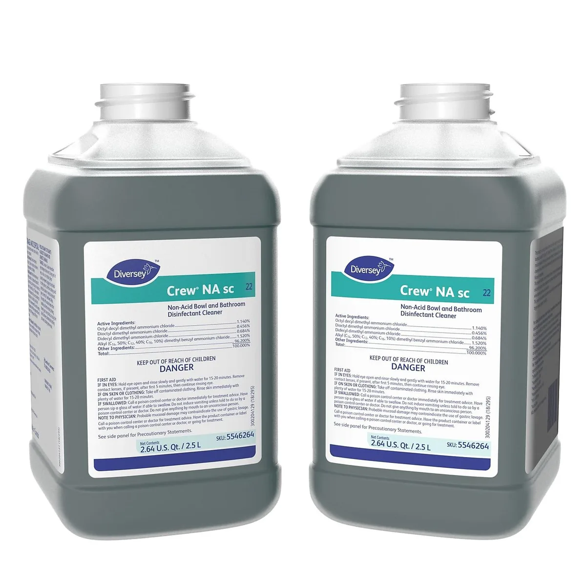 Diversey Diversey 5546264 Crew J-Fill Floral Disinfectant Cleaner 84.5 oz 2-pack indoor maintenance — product photo