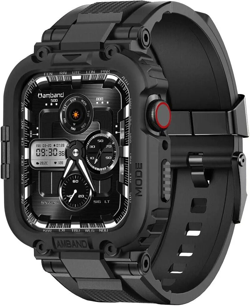 ETEIZU ETEIZU M1 Sport Series Rugged Case 44/45mm Black accessory — product photo