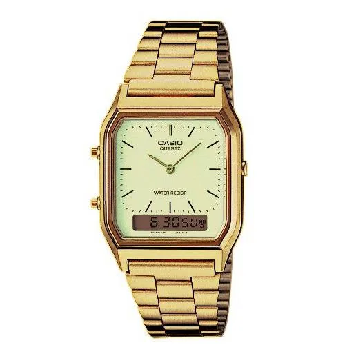 CASIO CASIO AQ-230GA-9D Ana-digi Watch Gold — product photo