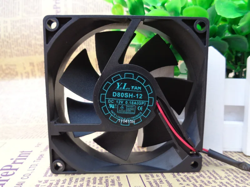 SXDOOL SXDOOL d80sh-12Lead 80mm case fan 12V 2600 rpm 32 CFM 34 d-ba — product photo