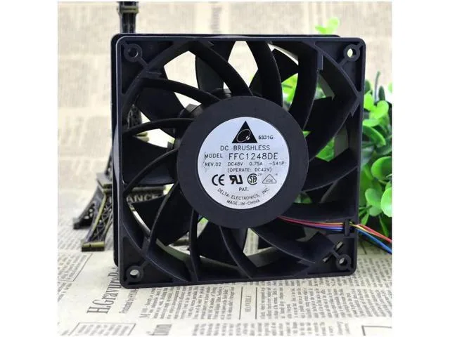 TSUJ TSUJ Kepler-C72J-OYS-0784 12CM 48V .75A 12038 FFC1248DE double ball cooling fan — product photo