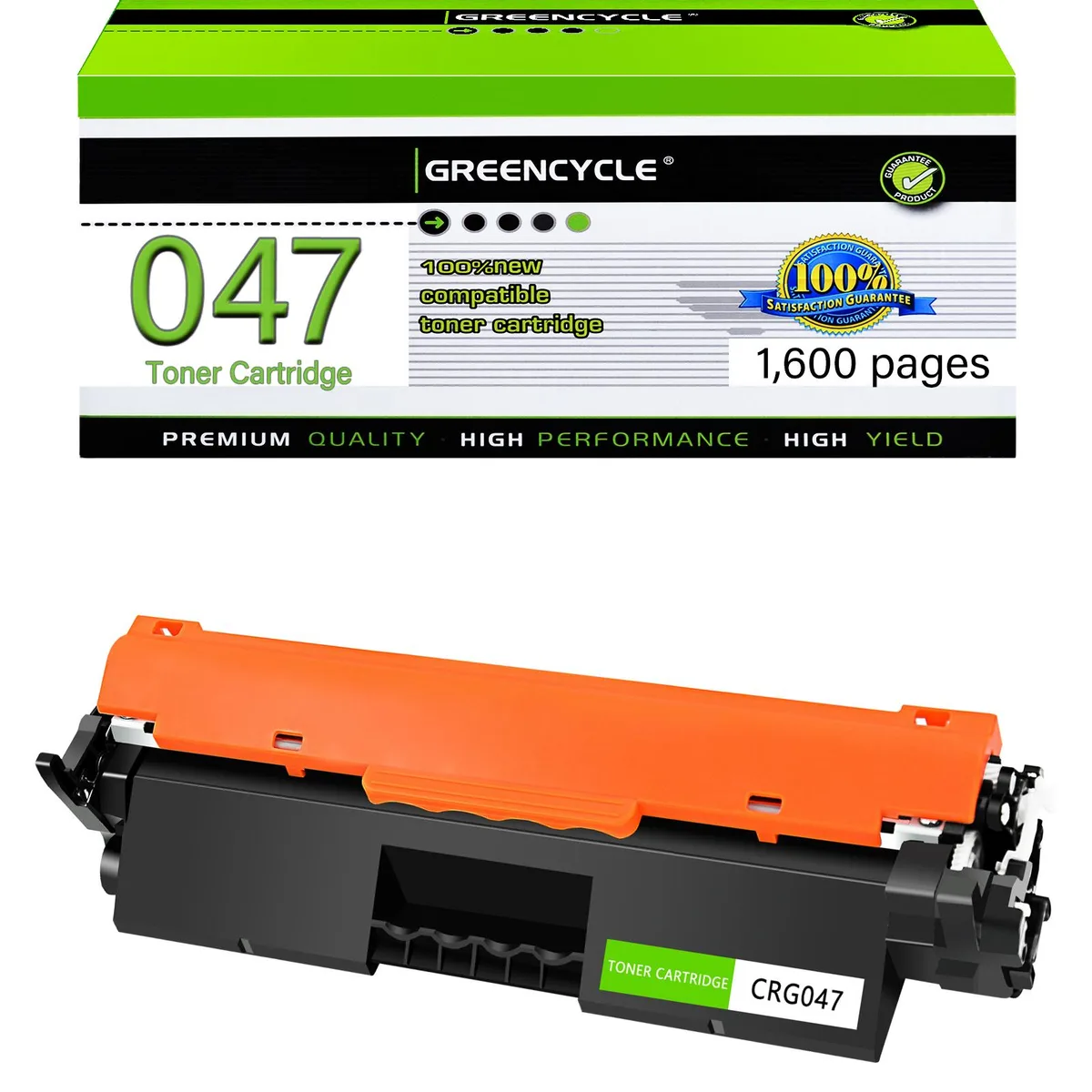 GREENCYCLE GREENCYCLE 047 Black Toner Cartridge 1600 pages — product photo