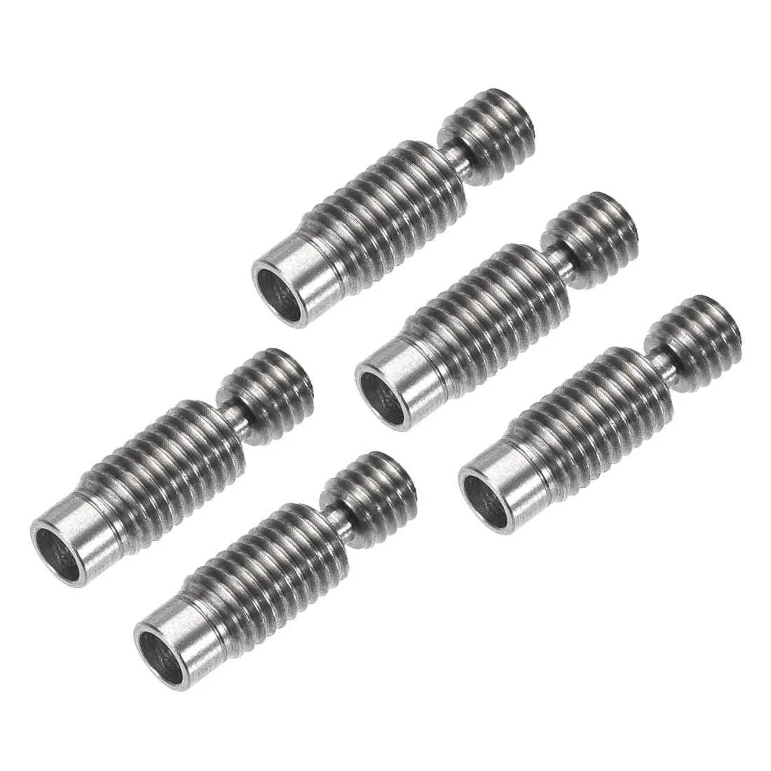 Unique-Bargains Unique-Bargains M6x22.5mm 1.75mm Throat Tube V6 Makerbot 3D Printer Accessory 5pcs — product photo