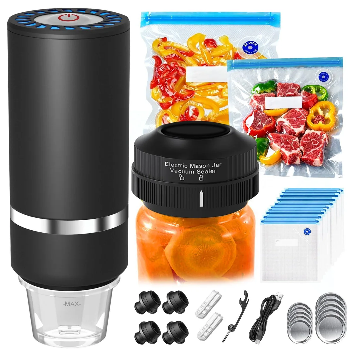  Theravolante Vacuum Sealer 65kPa 150g 10 Bags — product photo