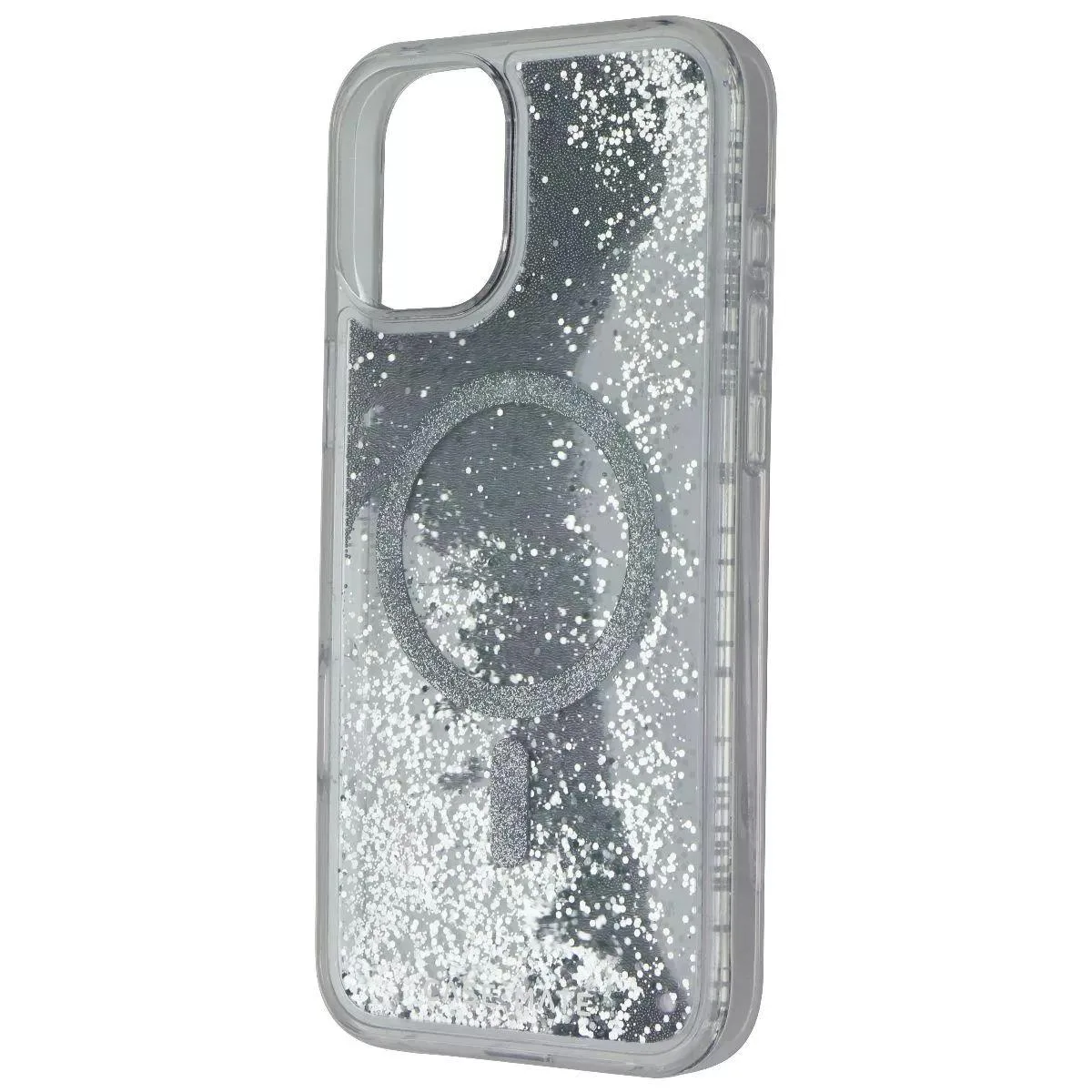 Case-Mate Case Mate Waterfall MagSafe Case for iPhone 16 Plus Silver Glitter — product photo