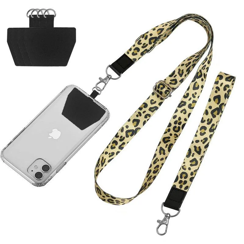 Beebo Beabo Beebo Beabo Adjustable Phone Lanyard 138cm Leopard — product photo