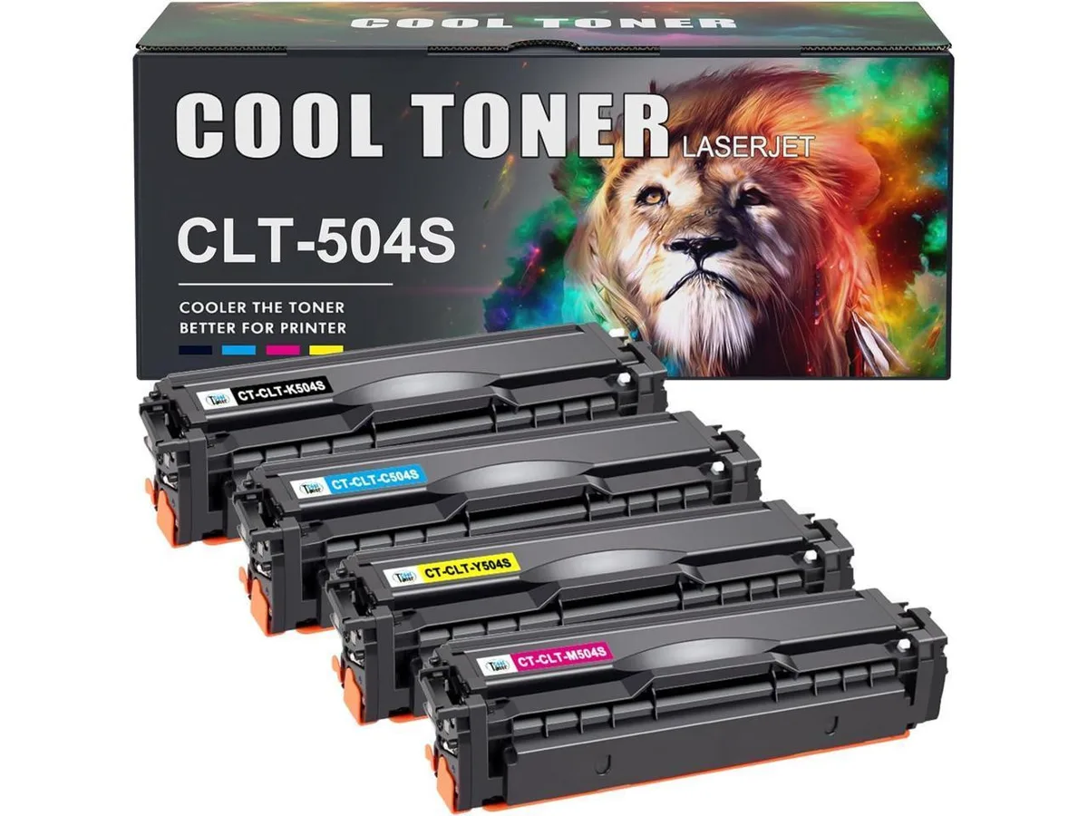 V4ink V4ink CLT-504S Toner Cartridge 4-Pack Black Cyan Yellow Magenta — product photo