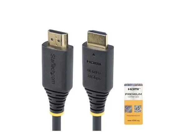STARTECH STARTECH HDMI2-CABLE-4K60-15F hdmi cable 15ft 4.5m 4K 60Hz 1440p 144Hz 18Gbps — product photo