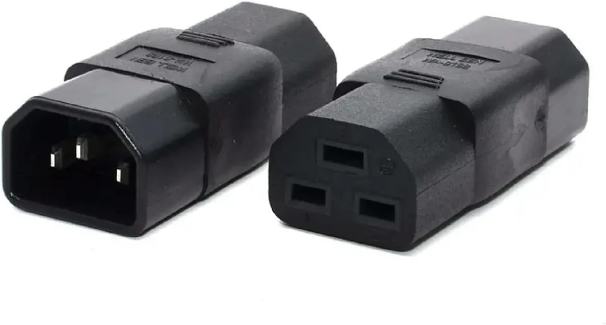 TeKit TeKit C14 to C21/C19 Power Adapter 2-Pack 50g — product photo