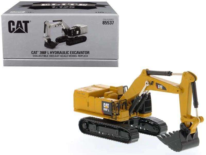 DieCast Masters DieCast Masters CAT 390F L Hydraulic Excavator Elite Series 1/125 vehicle — product photo