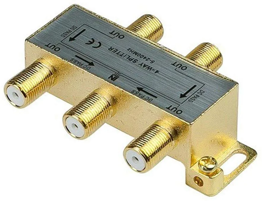 iMBAPrice iMBAPrice 110015 2.4 GHz 4-Way Coaxial Splitter accessory — product photo