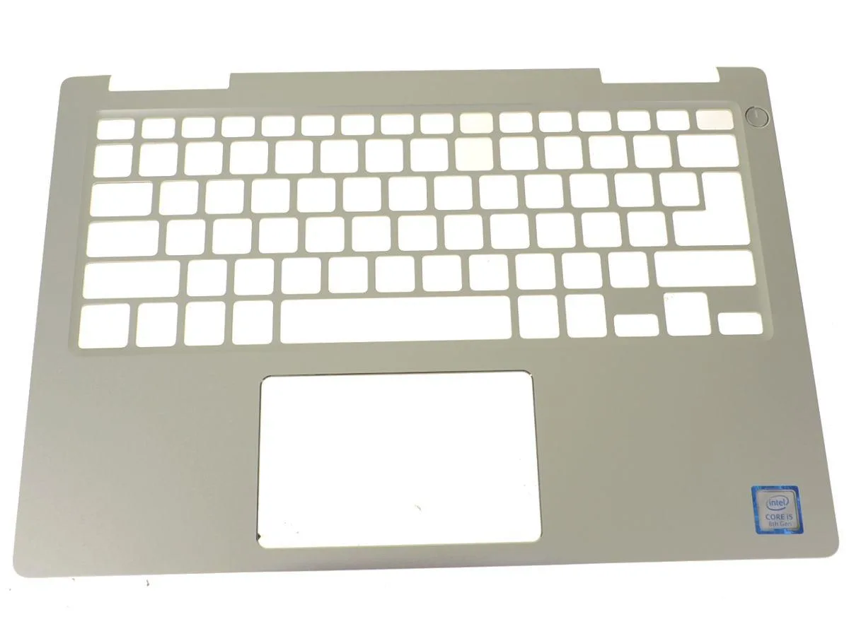 Silver Dell Inspiron 13 7370 palmrest assembly without touchpad