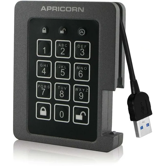 Apricorn Apricorn Aegis Padlock ASSD-3PL256-480F 480 GB internal hard drive — product photo