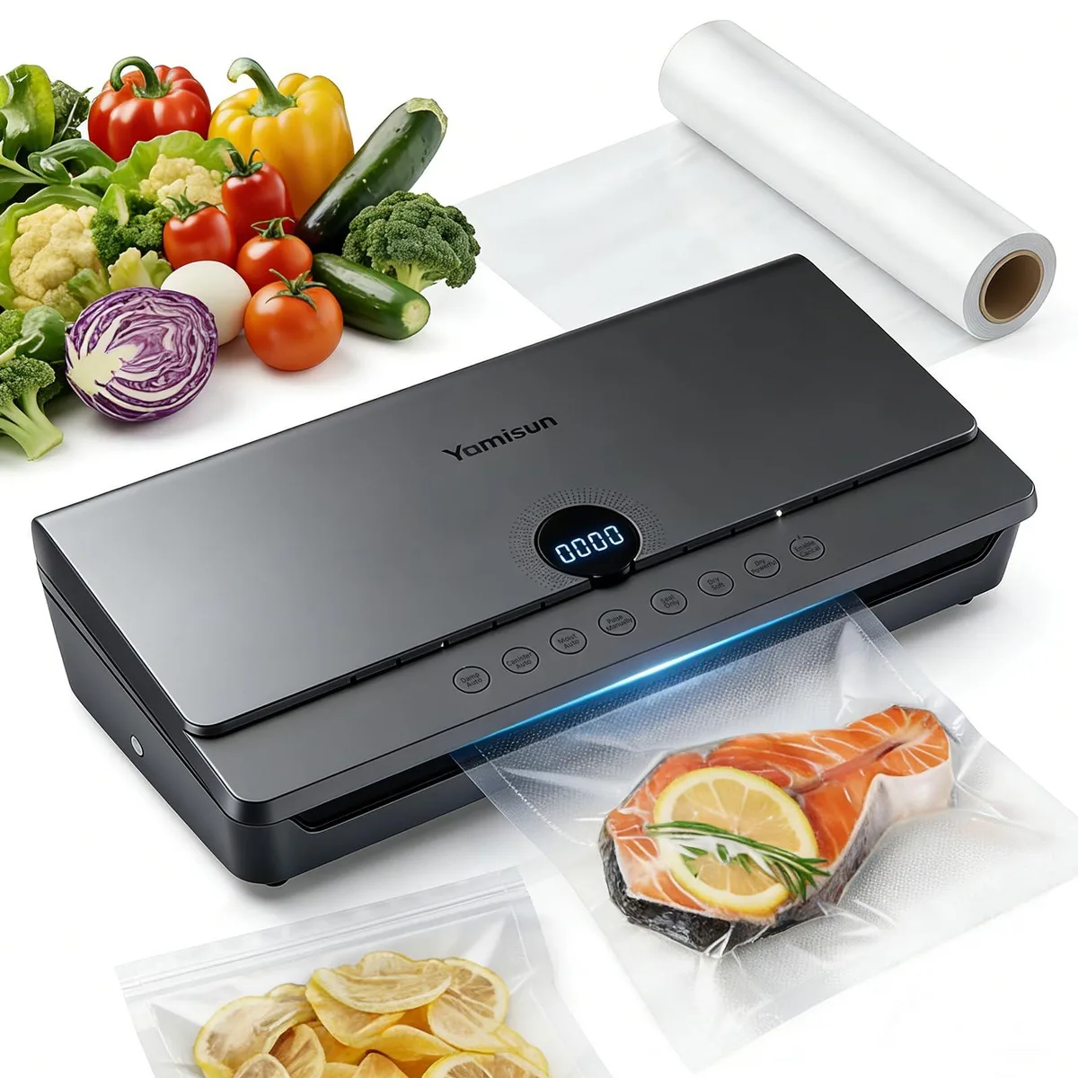  FoodSaver Yarmisun Vacuum Sealer-G 90kPa 7-in-1 Magnetic Lid — product photo