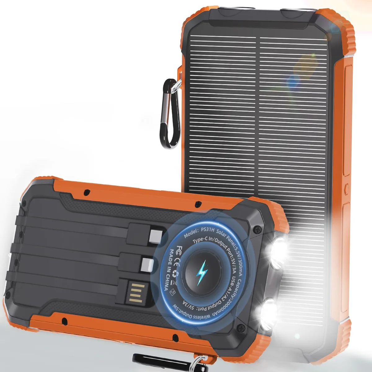  Luvknit PS31H 20000mAh power bank Orange — product photo