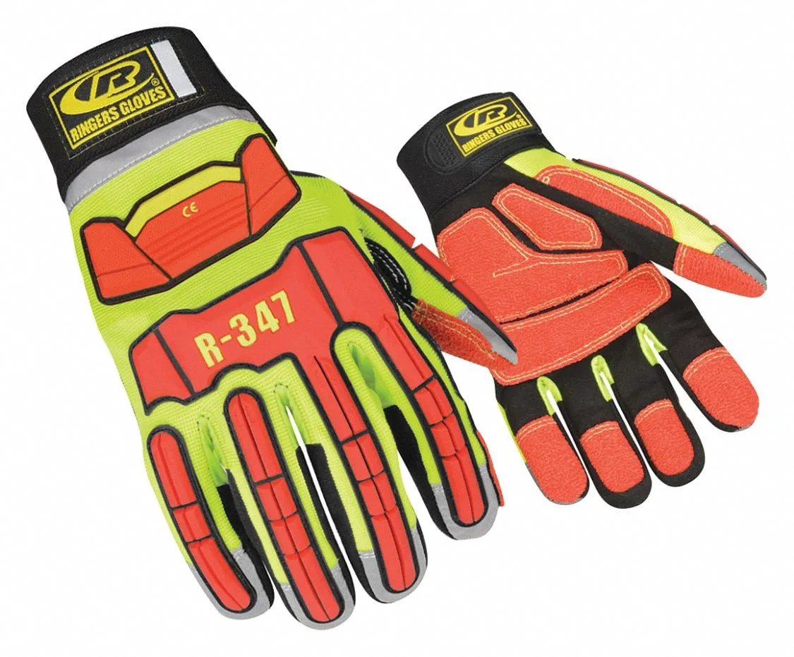 RINGERS GLOVES RINGERS GLOVES 347-09 Mechanics Gloves Cut Level A1 M 1 Pair personal protective equipment — product photo