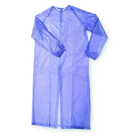 Condor Condor 1N860 Disposable Apron PVC Welded 8 mil 55 in Blue L — product photo