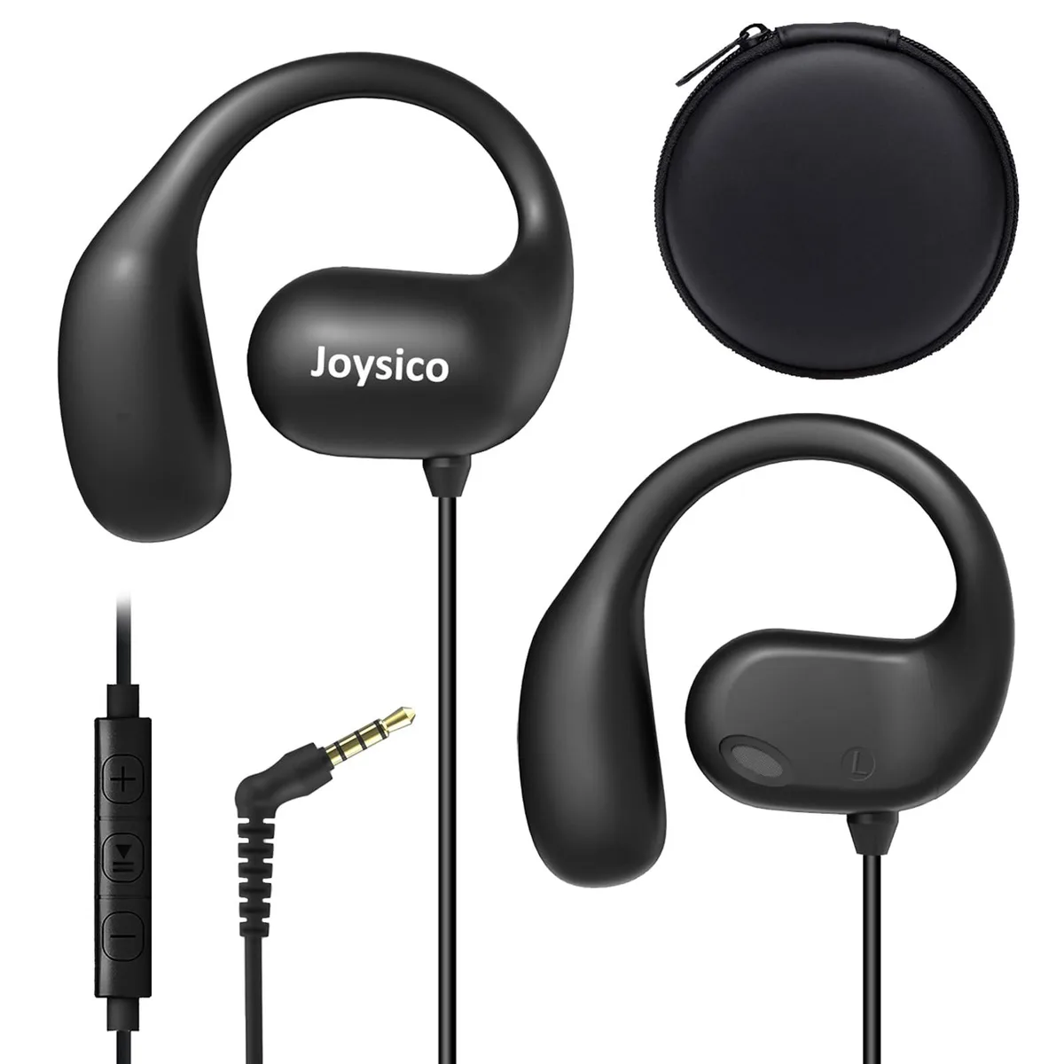 No Sew No Sew YS4 Open-Ear Headphones 14mm 3.5mm 26g Black — product photo