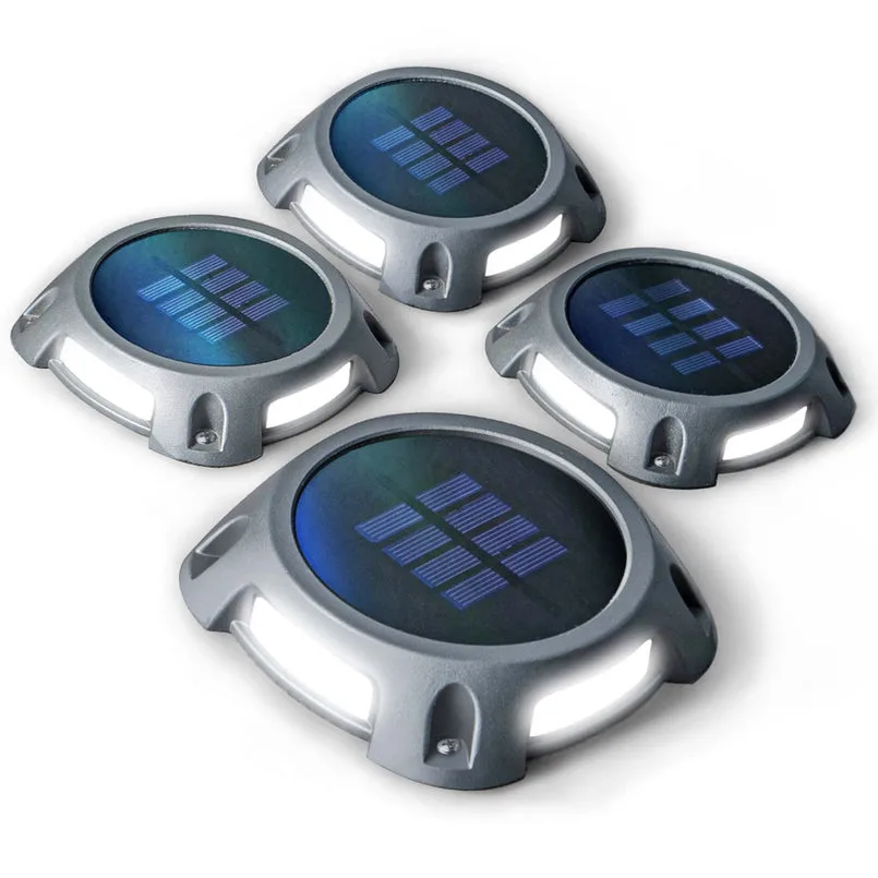 Home Zone Security Home Zone Security ELJ7307V Solar Deck Lights 4-Pack Black — Produktfoto