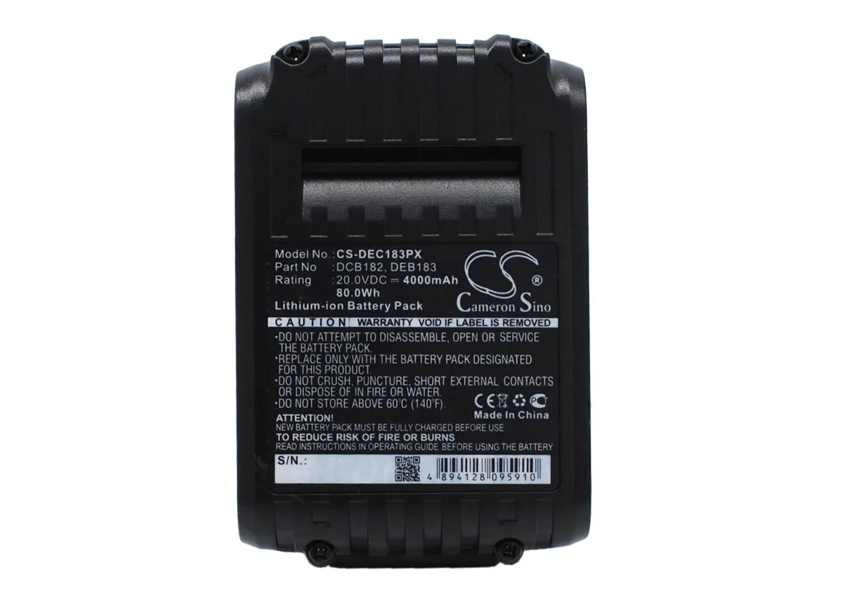 Cameron &amp; Co Cameron &amp; Co DS-CS-DEC183PX 20.0V 4Ah Li-ion battery — product photo