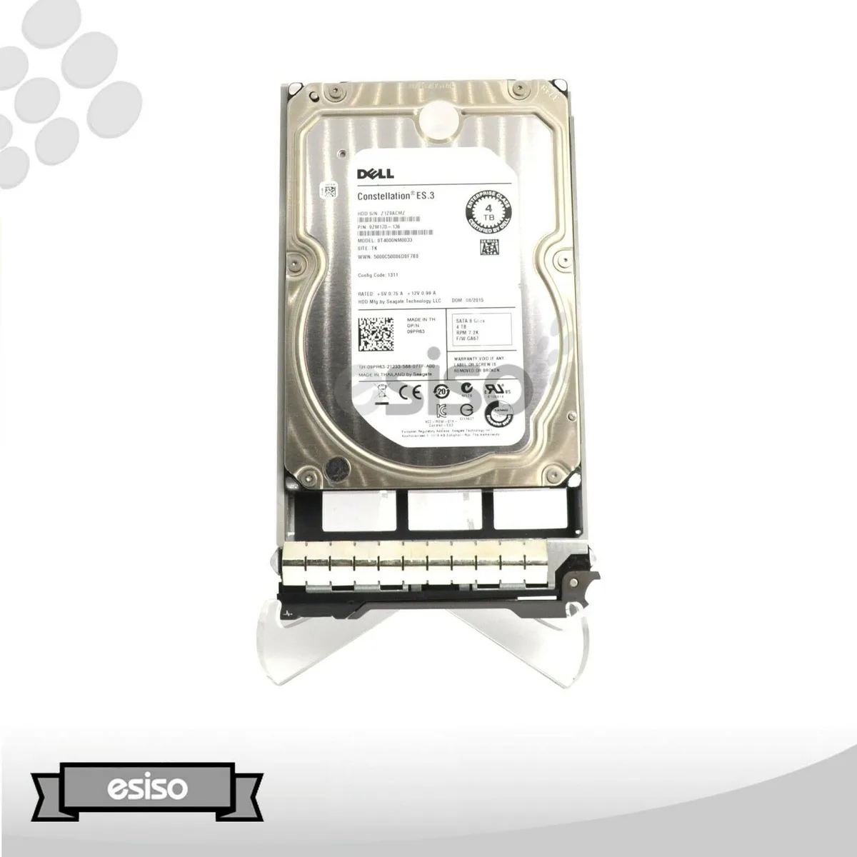DELL DELL ST4000NM0033 4TB 7.2K 3.5" SATA internal hard drive — product photo