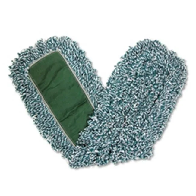 Rubbermaid Rubbermaid RCP J855 Microfiber Looped-End Dust Mop Heads 36" x 5" Green 12-Pack — product photo