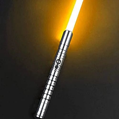 gengyouyuan gengyouyuan Lightsaber Dress-Up SilverHandle-goldenLight 27cm 1200mAh 11 colors — product photo