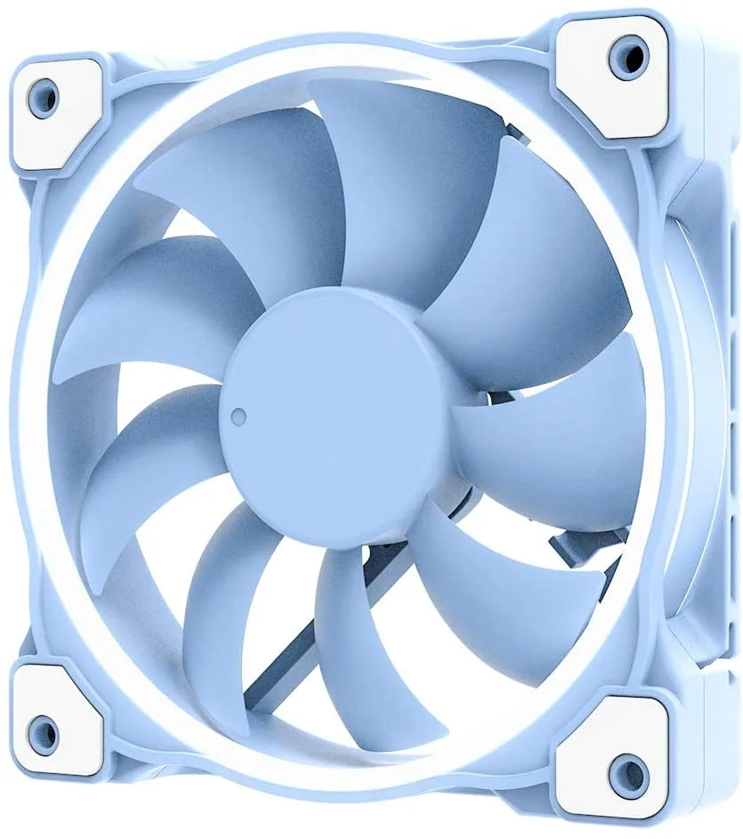 Corn Electronics Corn Electronics 120mm Case Fan Baby Blue White LED PWM — product photo
