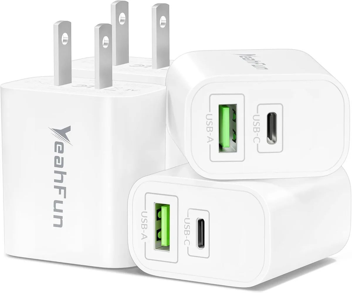 ONITOON ONITOON 60W USB-C Charger 4-Pack Dual Port USB-C USB-A — product photo