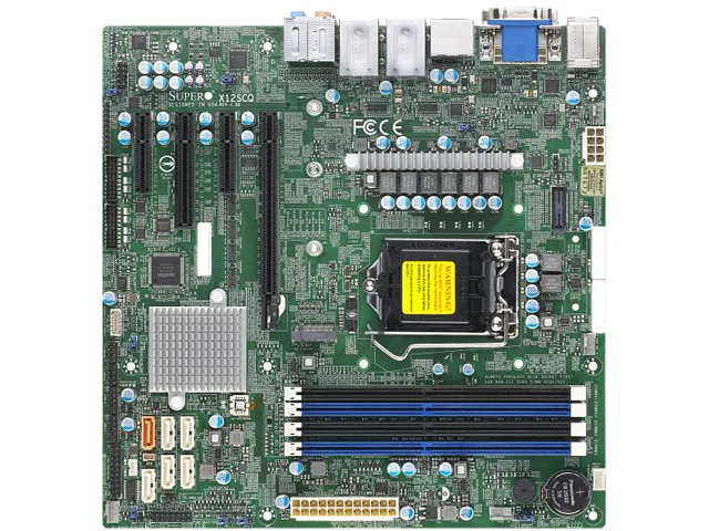 Supermicro Supermicro MBD-X12SCQ-O LGA 1200 server motherboard — product photo