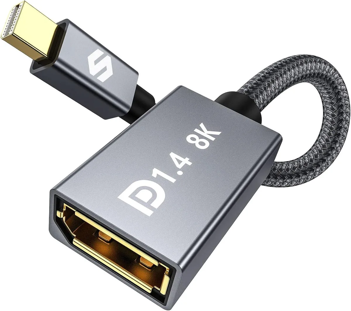 BFKK BFKK 8K Mini DisplayPort to DisplayPort 1.4 Adapter 20cm — product photo