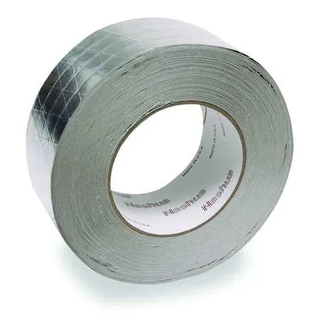 Silver aluminium foil tape roll 48mm wide 46m long