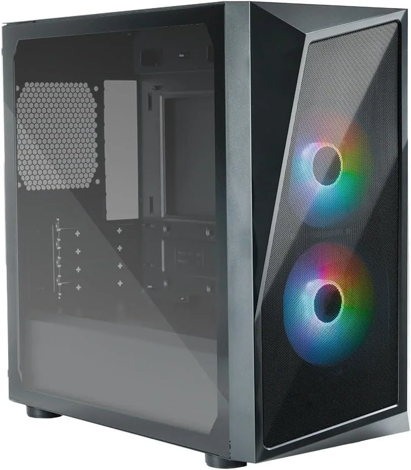 Black Cooler Master CMP 320 mini-tower Micro-ATX case
