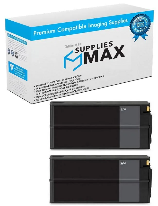 SuppliesMax SuppliesMax HP L0R08AD Black Inkjet 2 Pack 17000 Pages — product photo