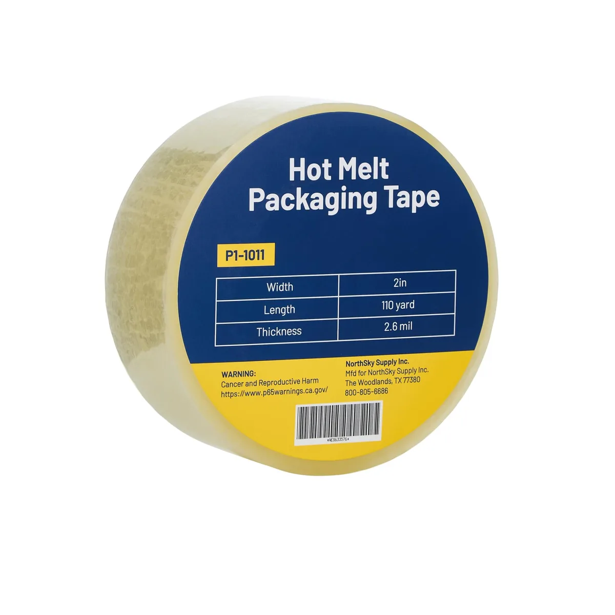  NORTHSKY P1-104 tape clear 2.6 mil 2 inch x 110 yards — product photo