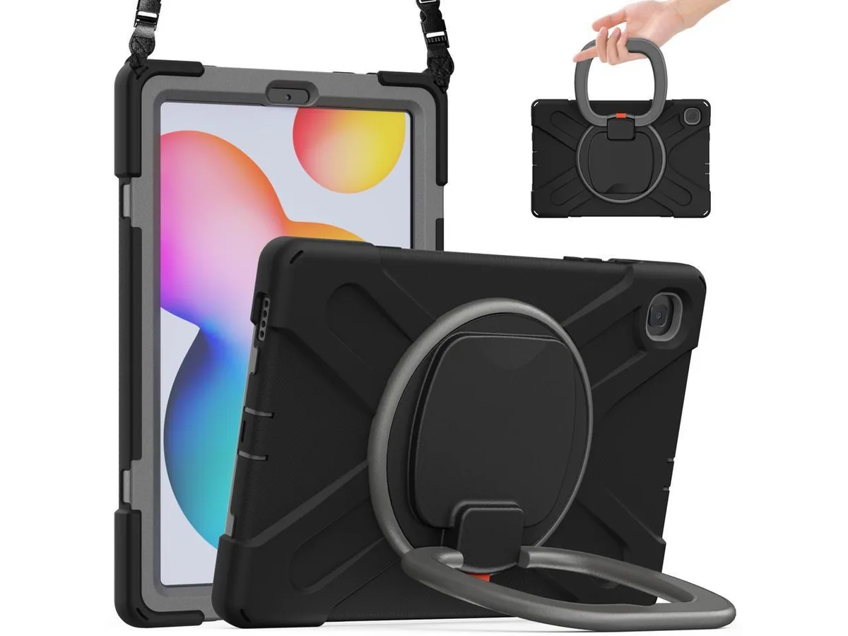 BONAEVER BONAEVER Samsung Tab S6 Lite 10.4 2020 2022 2024 Shockproof Case 360 Stand Straps — product photo