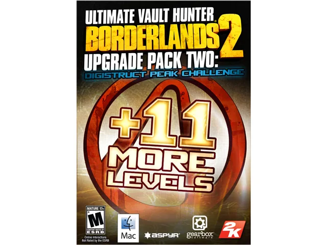 Aspyr Aspyr ASPYR054 Borderlands 2 Digistruct Peak DLC downloadable game — product photo