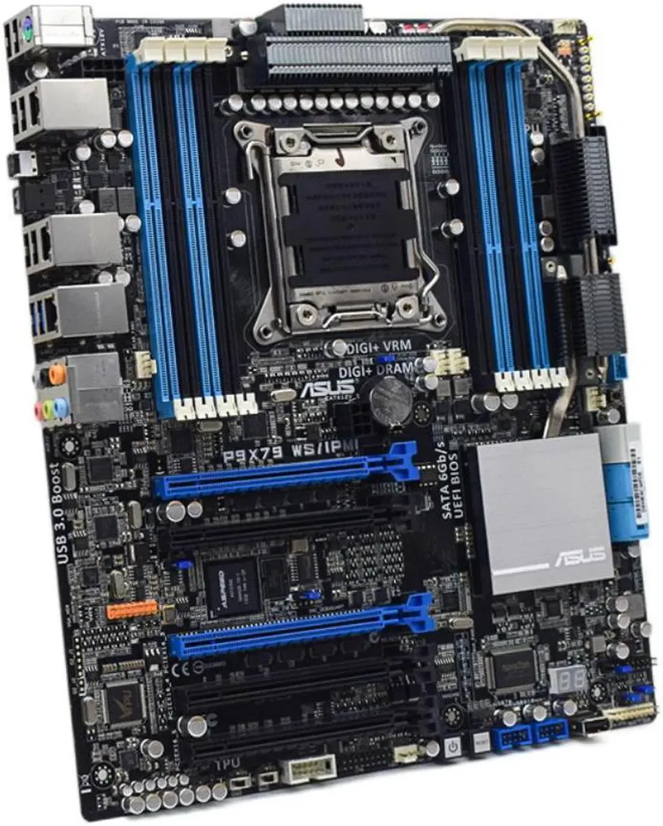 ASUS ASUS P9X79 WS/IPMI Intel X79 motherboard 64GB DDR3 — product photo