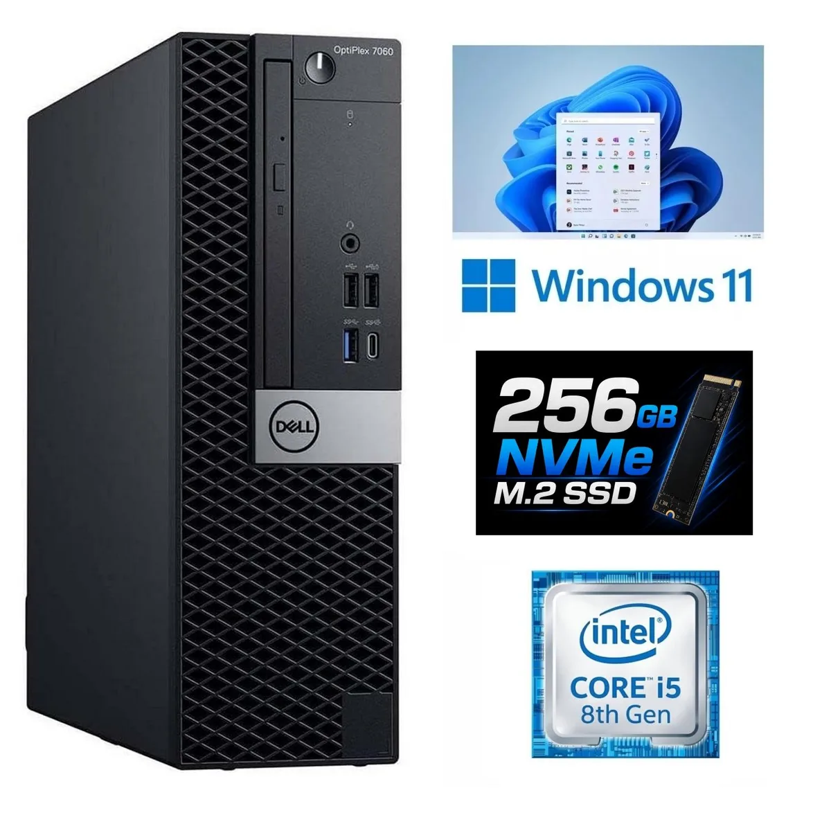 DELL DELL OptiPlex 7060 SFF i5-8500 16GB 256GB NVMe Windows 11 Pro — product photo