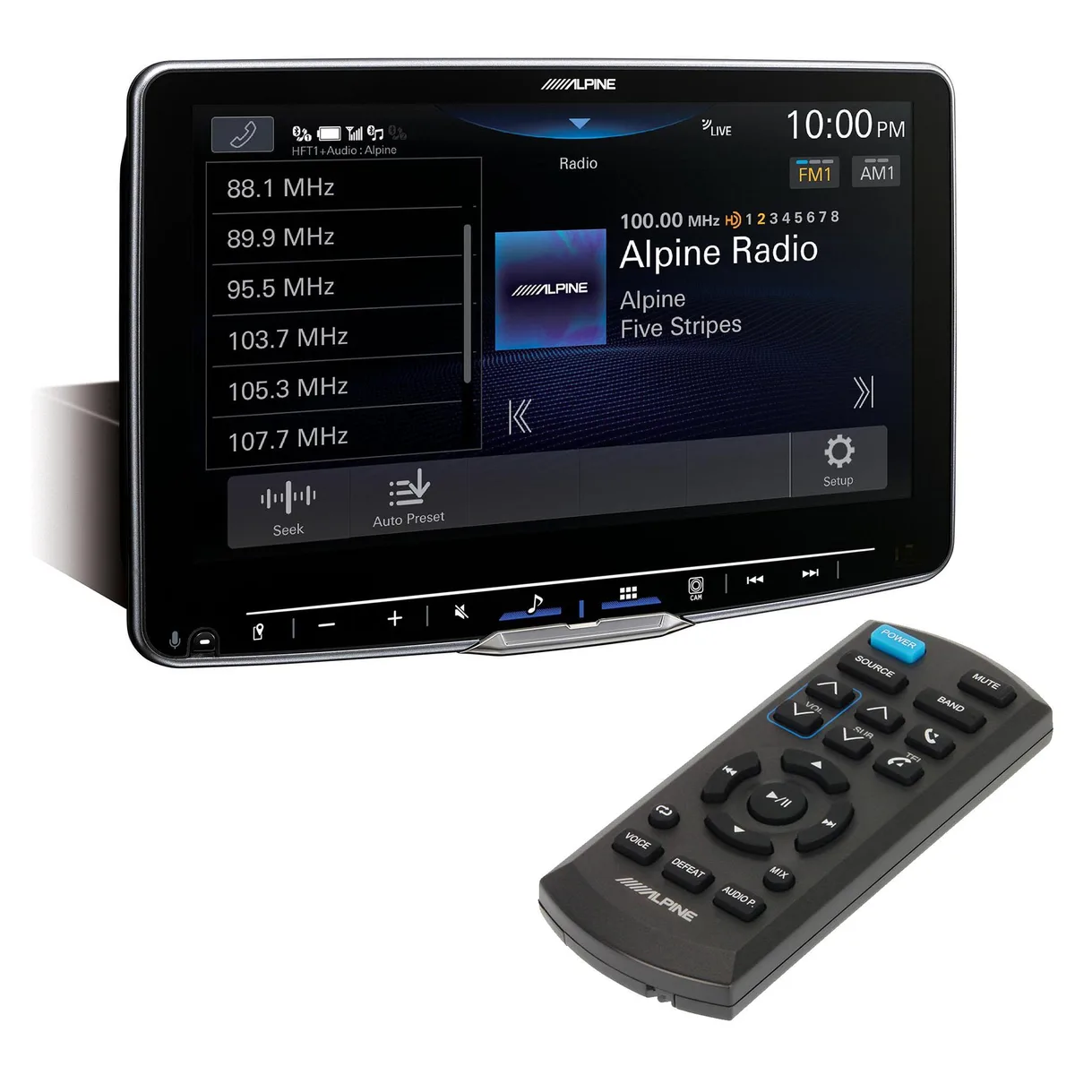 Alpine Alpine Halo11 iLX-F511 11-inch receiver with RUE-4360 remote — product photo